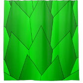 Balances Art Déco Design rideau de douche vert (Devant)