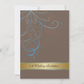 Balances de flammes - Carte Faire-part de mariage (Dos)
