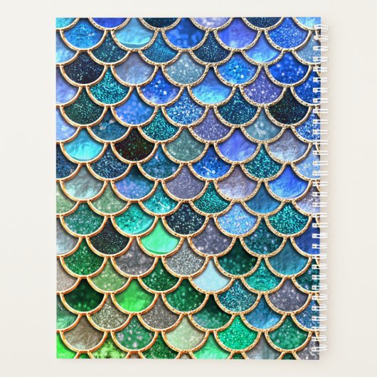 Balances de sirène de Parties scintillant bleu ver (Dos)