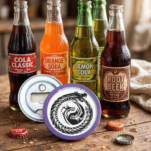 Balancing Dragons Button Flesopener