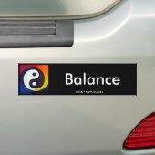 Balans Bumpersticker (Op auto)