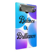 BALANS en BRILLIANCE spiraal Notitieboek Mini Klembord (Schuin)