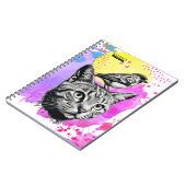 Balans is de sleutel - kat + vogel | Notitieboek J (Linkerzijde)