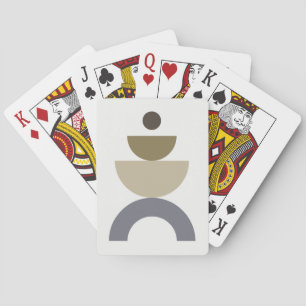 Balans - kleurrijke geometrische vormen uit het mi pokerkaarten