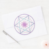 Balans Mandala Ronde Sticker (Envelop)