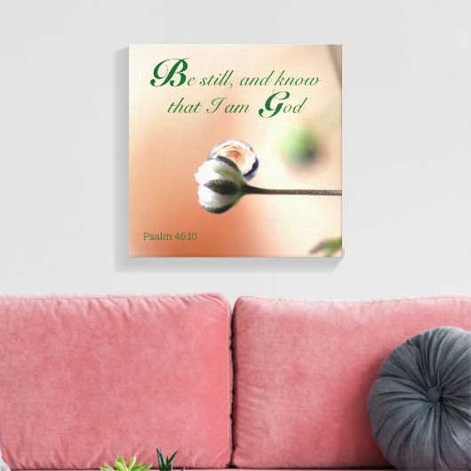 Balans met Schrift Canvas Muurkunst (Insitu (Woonkamer))