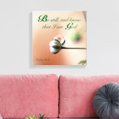 Balans met Schrift Canvas Muurkunst Afdruk (Insitu (Woonkamer))