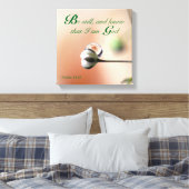 Balans met Schrift Canvas Muurkunst Afdruk (Insitu (Slaapkamer))