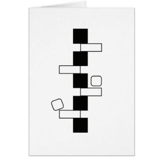 "Balans" Moderne kunstkaart (5 x 7 inch)