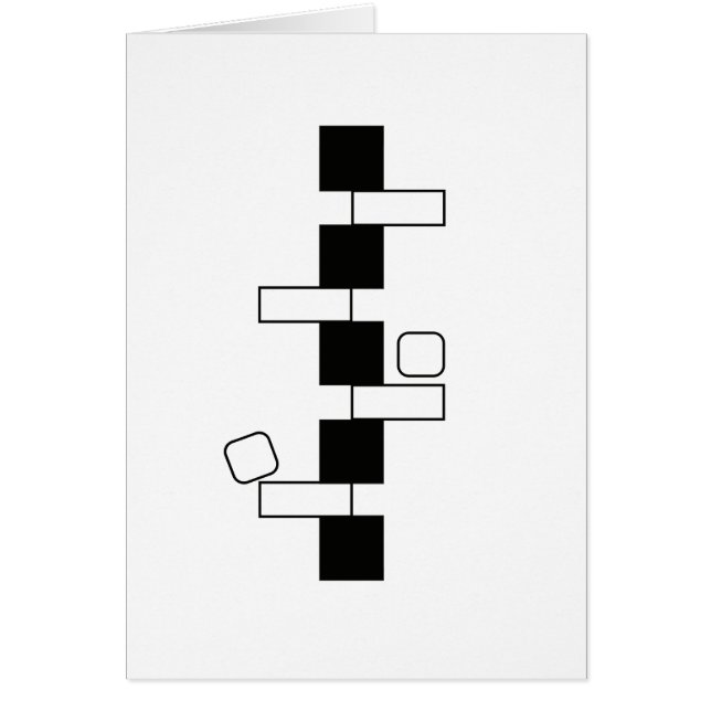 "Balans" Moderne kunstkaart (5 x 7 inch) (Voorkant)