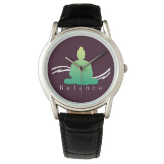 "Balans" mooie Boeddha. Horloge