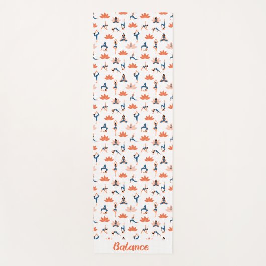 Balans patroon Yoga Mat (Voorkant)