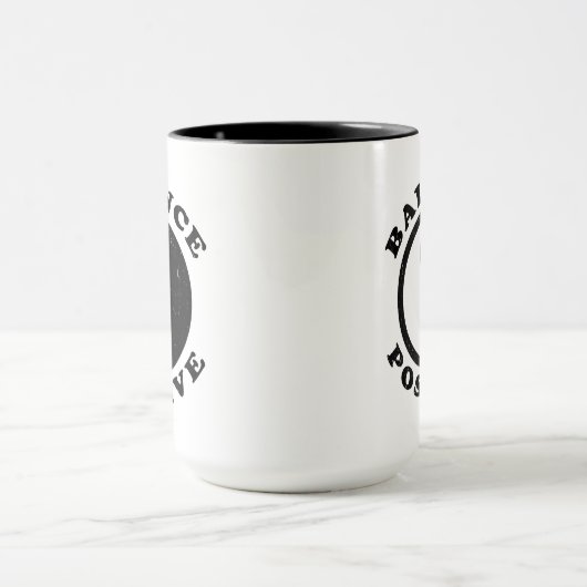 Balans positieve indfulness Yin Yang Mok (Midden)