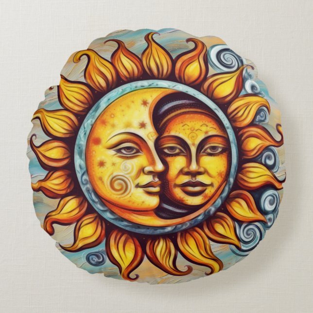 Balans rond kussen (Voorkant)