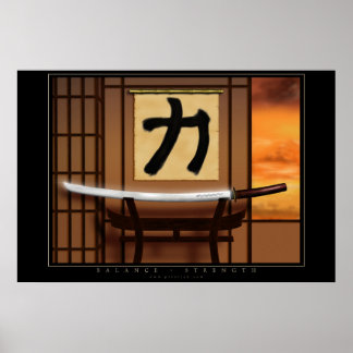Balans - Sterkte Poster