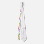 Balansende regenboogwitjes met aangepaste cadeaus  stropdas (Achterkant)