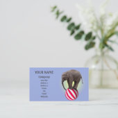 Balansolifant Visitekaartje (Staand voorkant)