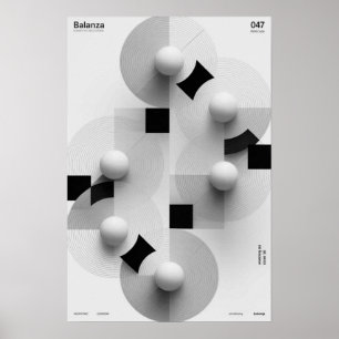 Balanza: Geometrische Serie Poster