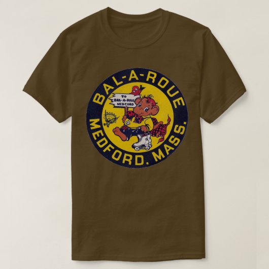 BalARoue Roller Rink Defunct Skating Club T-shirt (Design voorkant)