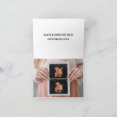 Balayage bébé photo Noël grossesse Faire-part (Intérieur)