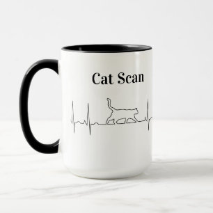 Balayage de chat - EKG Coffee Mug