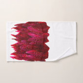 Balayage des pétales de côtes rouges profondes (Serviette à main)