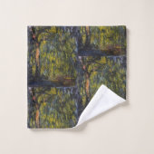 Balayage Willow par Claude Monet, oeuvre d'art cla (Gant de toilette)