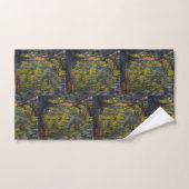 Balayage Willow par Claude Monet, oeuvre d'art cla (Serviette à main)