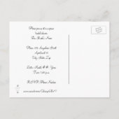 Balayer Ses Pieds Douche nuptiale Inviter Cartes p (Dos)