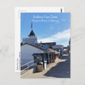 Balboa Fun Zone, Newport Beach, Californië Briefkaart (Voorkant / Achterkant)