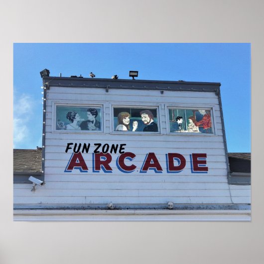 Balboa Fun Zone, Newport Beach, Californië Poster (Voorkant)