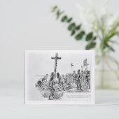 Balboa Het kruis op de kust instellen Briefkaart (Staand voorkant)
