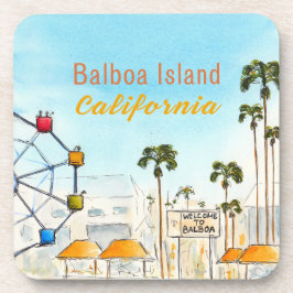 Balboa Island Newport Beach Coaster Bier Onderzetter
