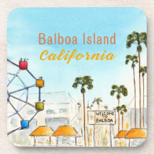 Balboa Island Newport Beach Onderzetter
