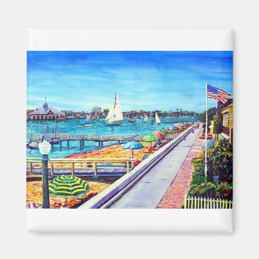 Balboa Island Newport Beach, Verenigde Staten Magneet (Voorkant)