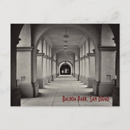 Balboa Park Archways Briefkaart (Voorkant)