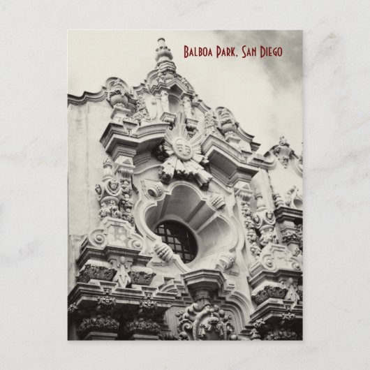 Balboa Park Briefkaart (Voorkant)