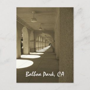Balboa Park, CA Briefkaart