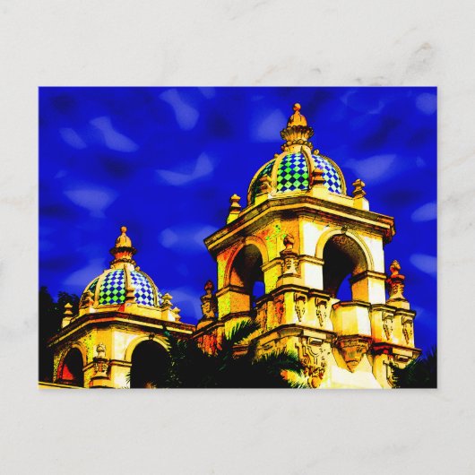 Balboa park in San Diego Briefkaart (Voorkant)