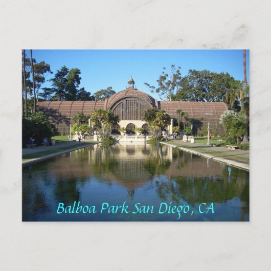 Balboa Park San Diego, CA Briefkaart (Voorkant)