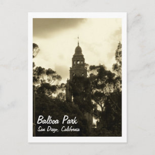 Balboa Park, San Diego CA, Briefkaart