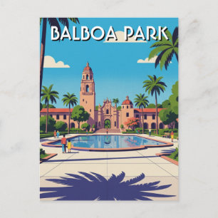 Balboa Park San Diego CA Reis Briefkaart