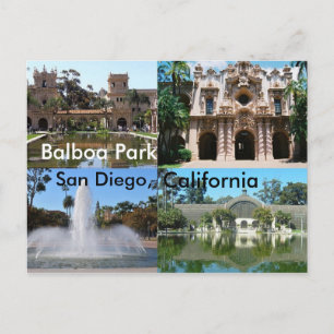 Balboa Park, San Diego, Californië Briefkaart