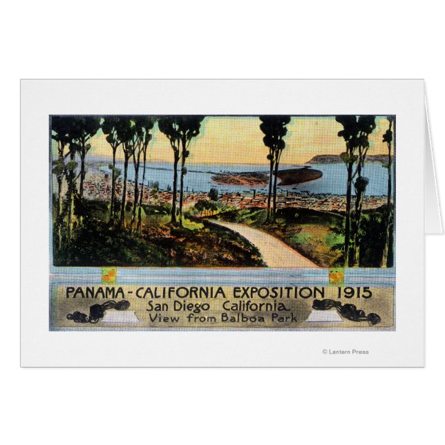 Balboa Park Vue de la ville, Panama-CA Expo (Devant horizontal)