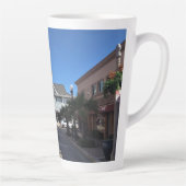 Balboa Pavillion, Newport Beach, Californië Latte Mok (Rechts)