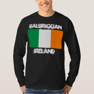 Balbriggan, Ierland met Ierse vlag T-shirt