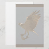 Balbuzard avec la papeterie de poissons (Devant / Derrière)