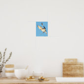 Balbuzard pêcheur tenant une affiche en bâton (Cuisine)
