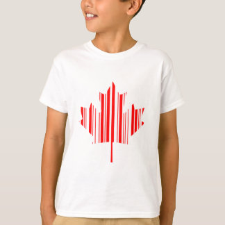 BALCODE CANADA-VLAG-streepjescode T-shirt