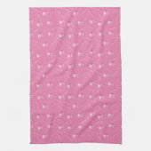 Balcons rose 3D et serviette de cuisine Confetti P (Vertical)
